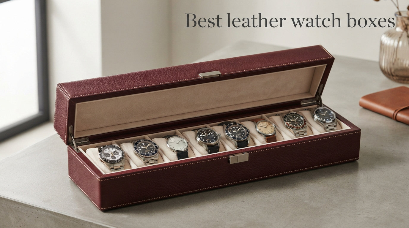 Best leather watch boxes