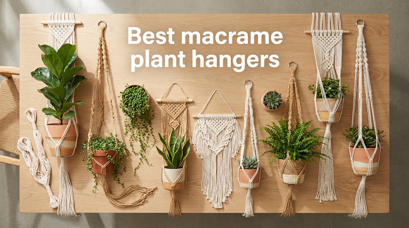 Best macrame plant hangers