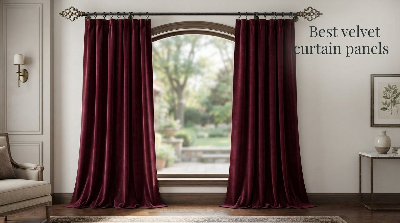 Best velvet curtain panels