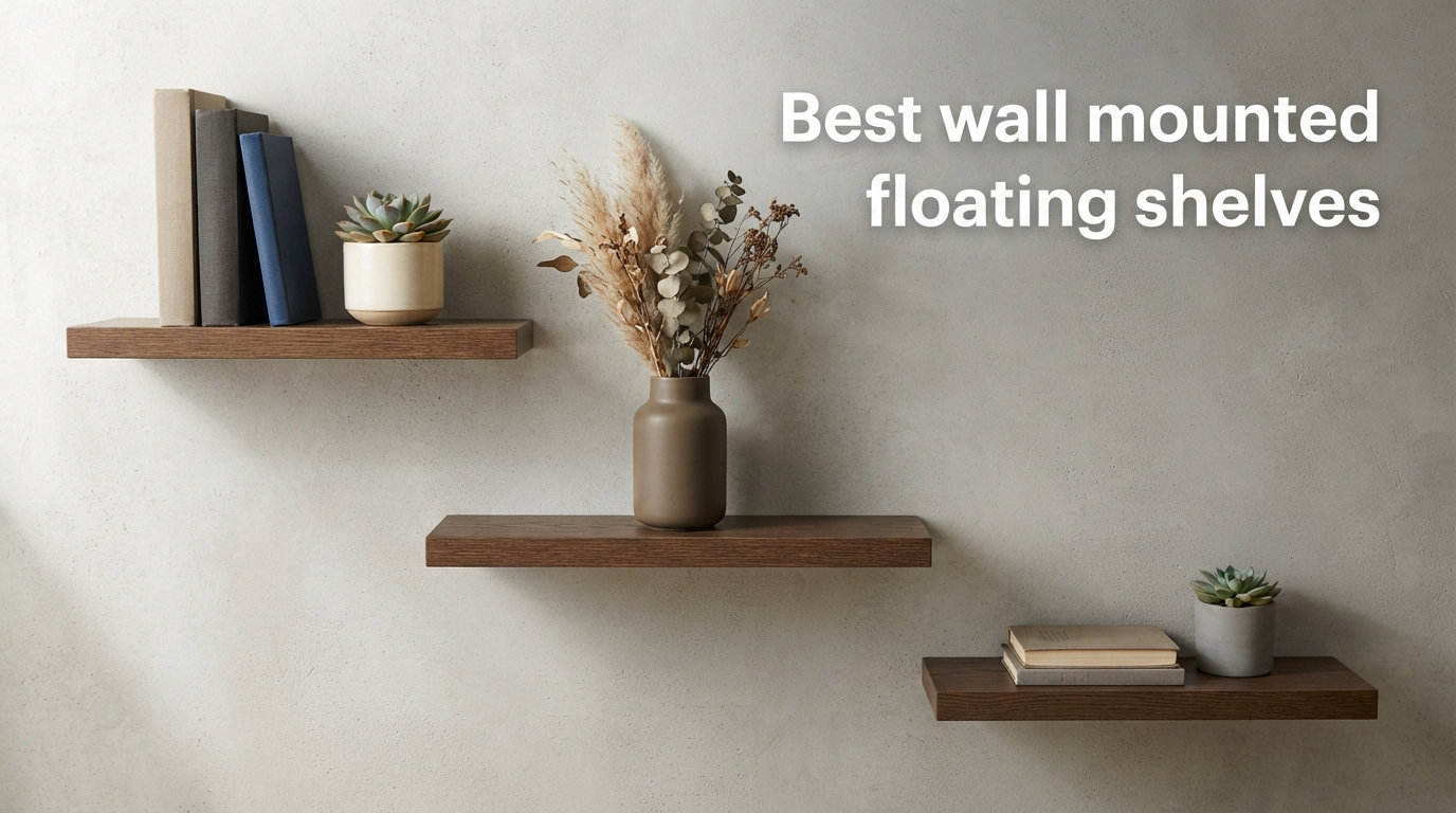 Best wall mounted floating shelves