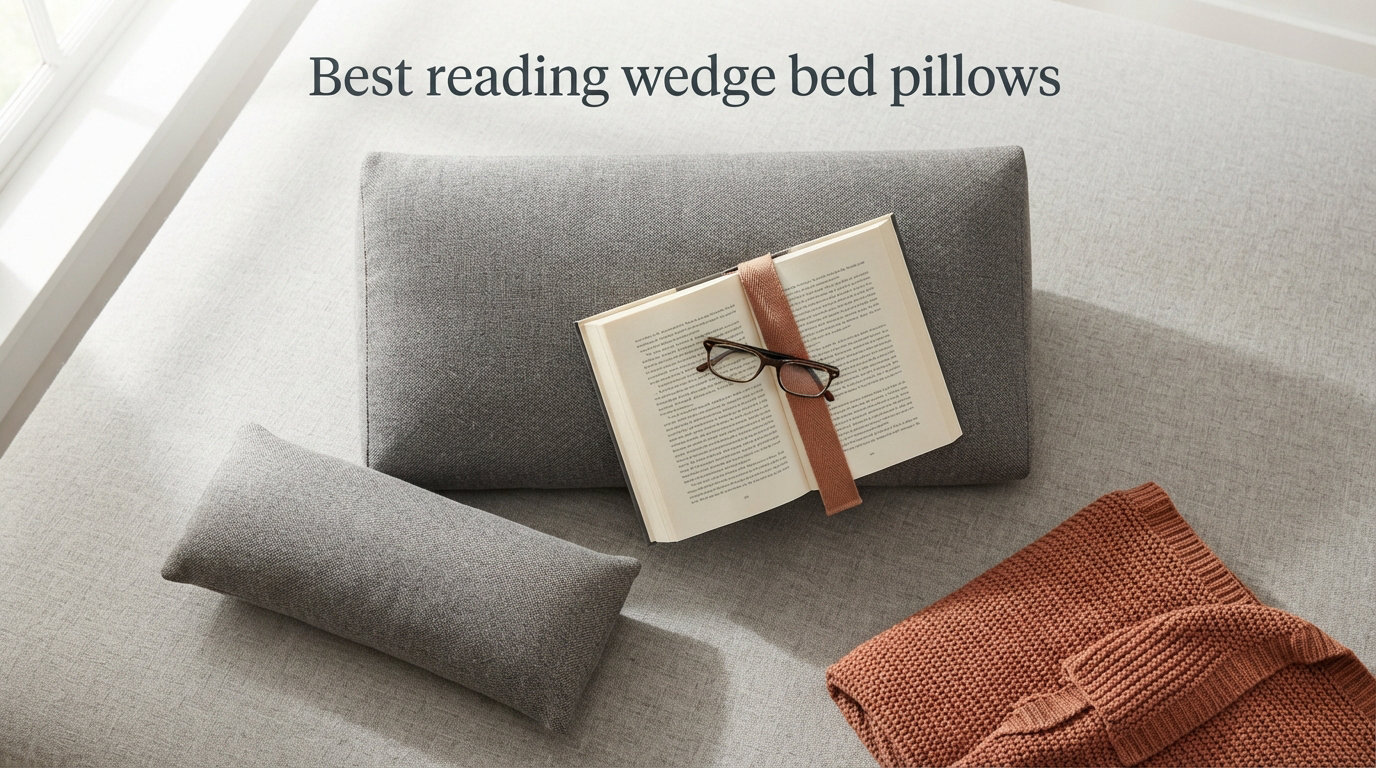 Best reading wedge bed pillows