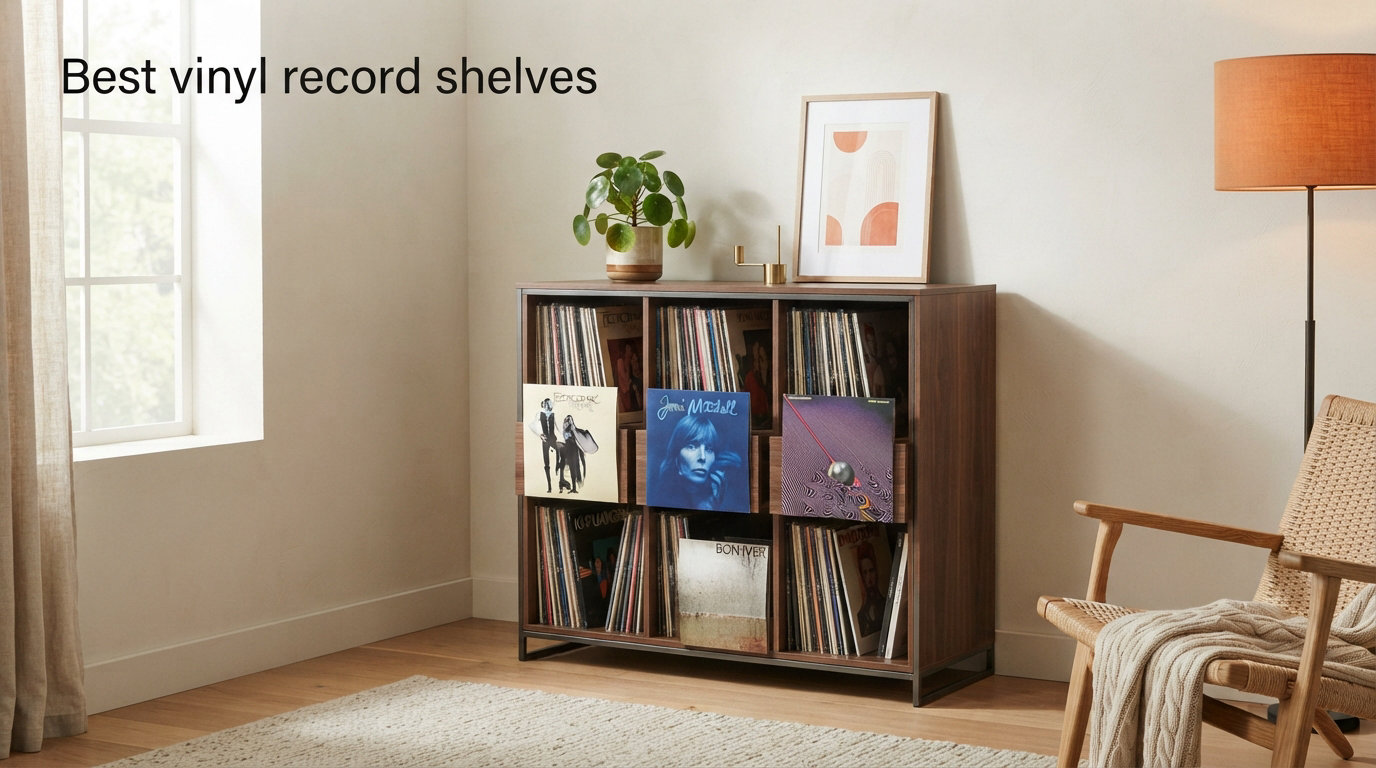 Best vinyl record shelves