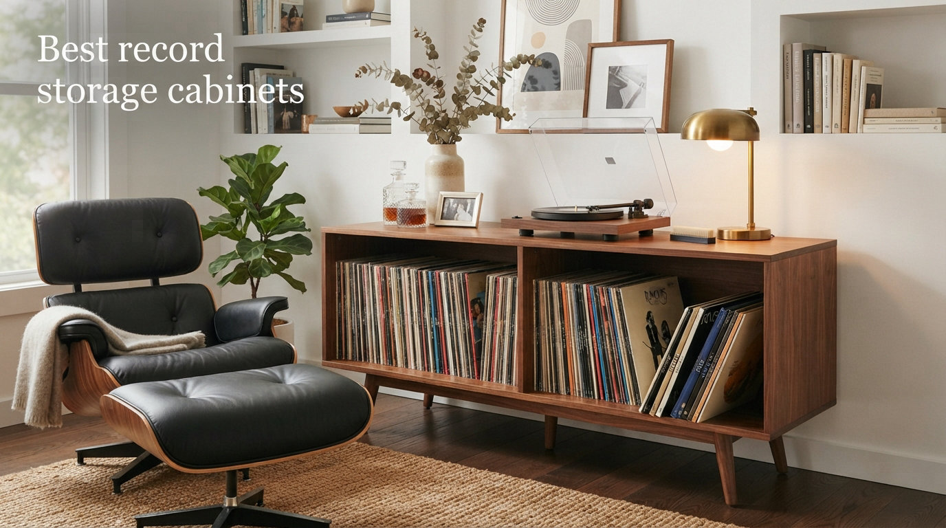 Best record storage cabinets