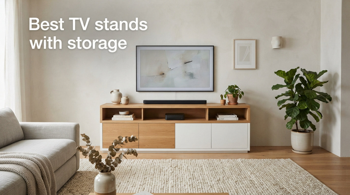 Best TV stands with storage