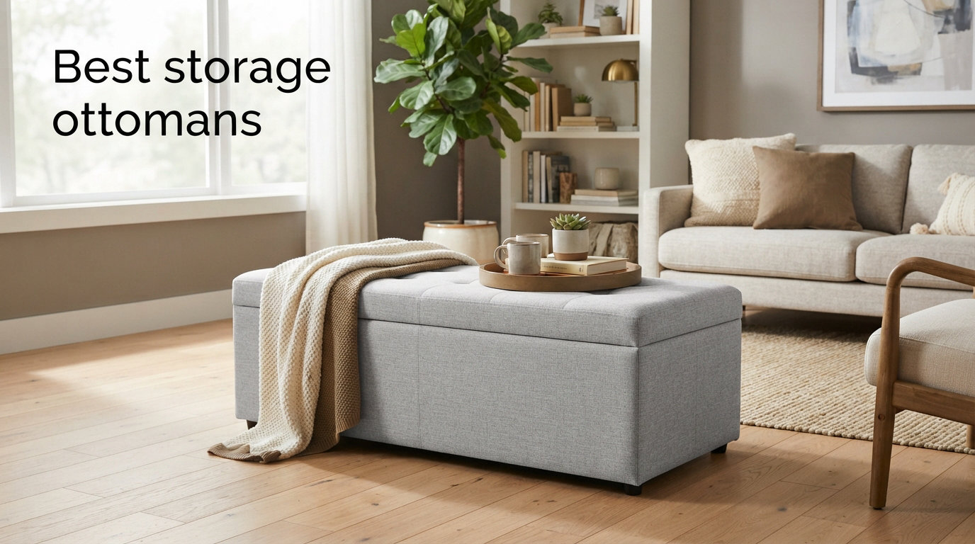 Best storage ottomans