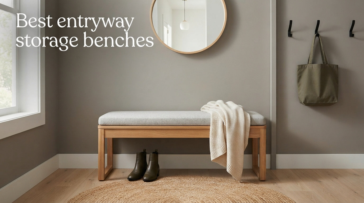 Best entryway storage benches