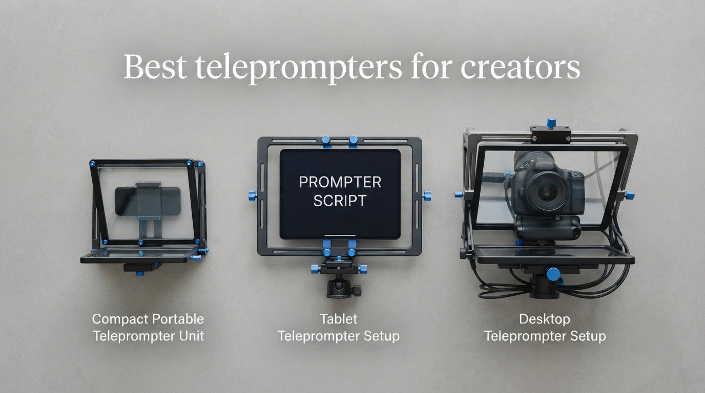 Best teleprompters for creators