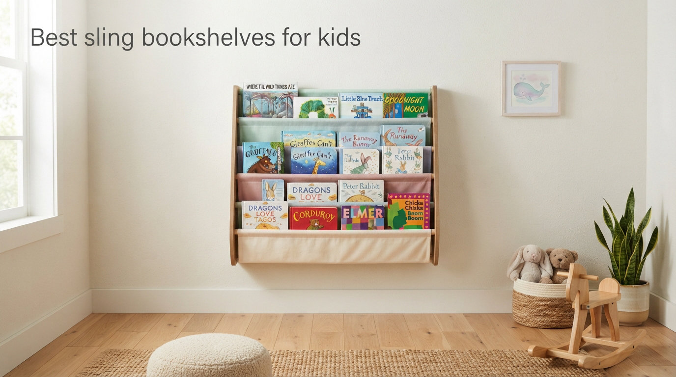 Best sling bookshelves for kids