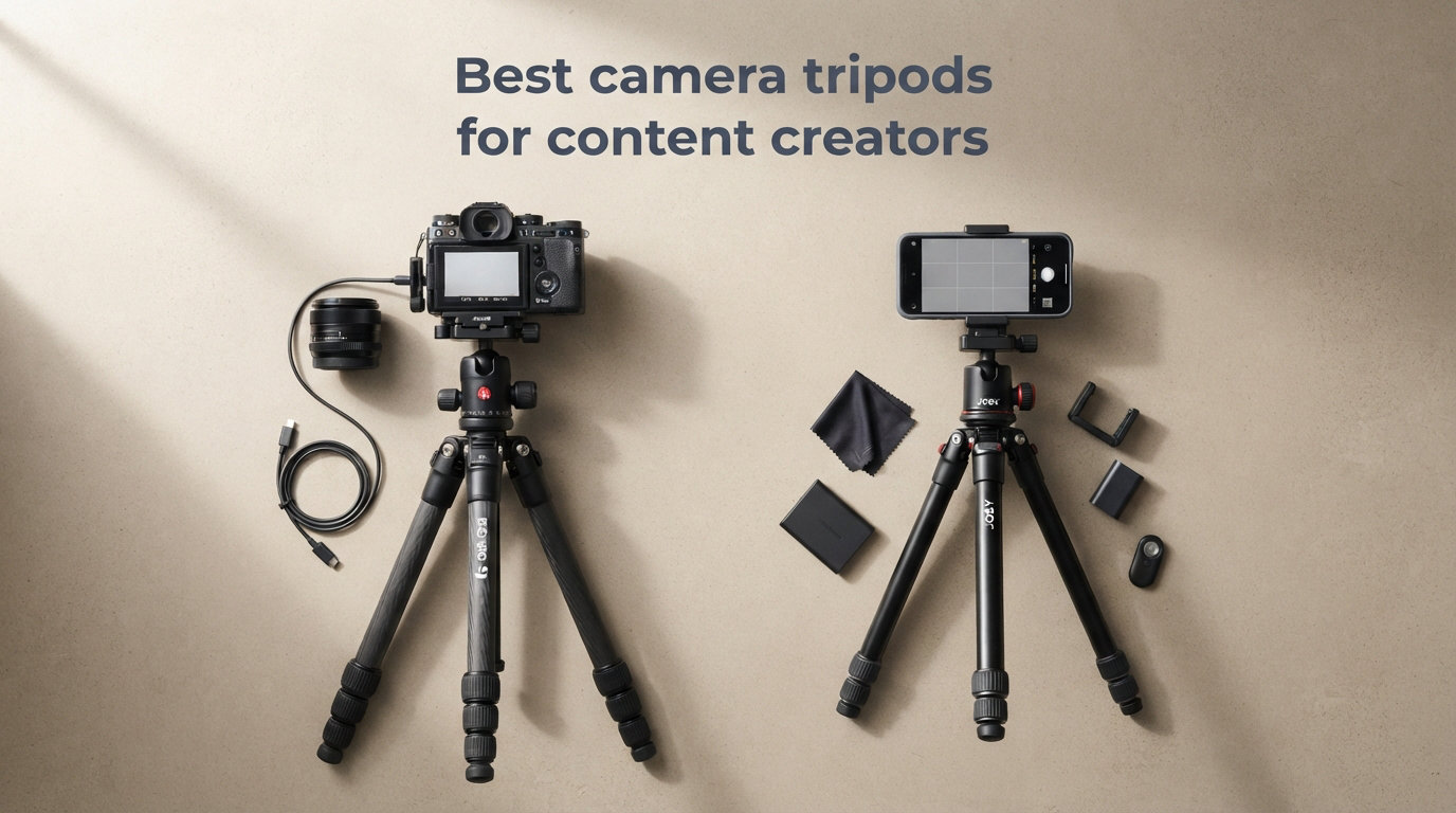 Best camera tripods for content creators