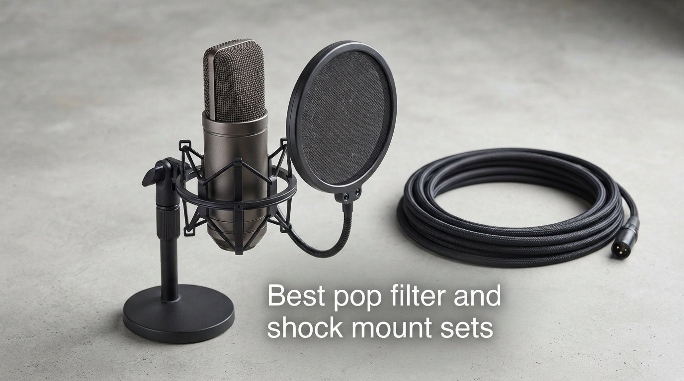 Best pop filter and shock mount sets