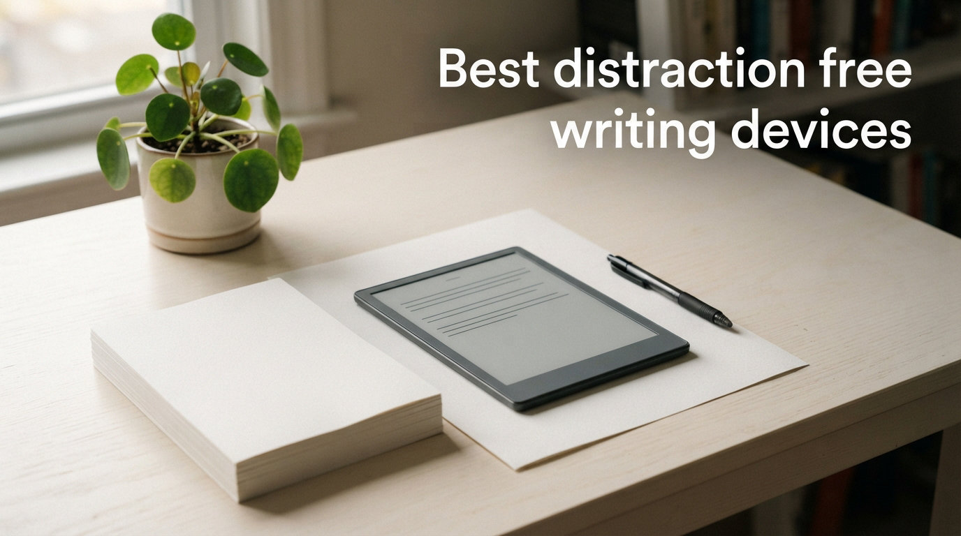 Best distraction free writing devices