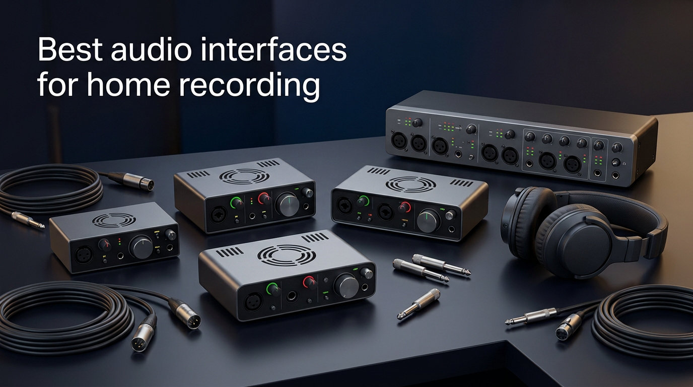 Best audio interfaces for home recording
