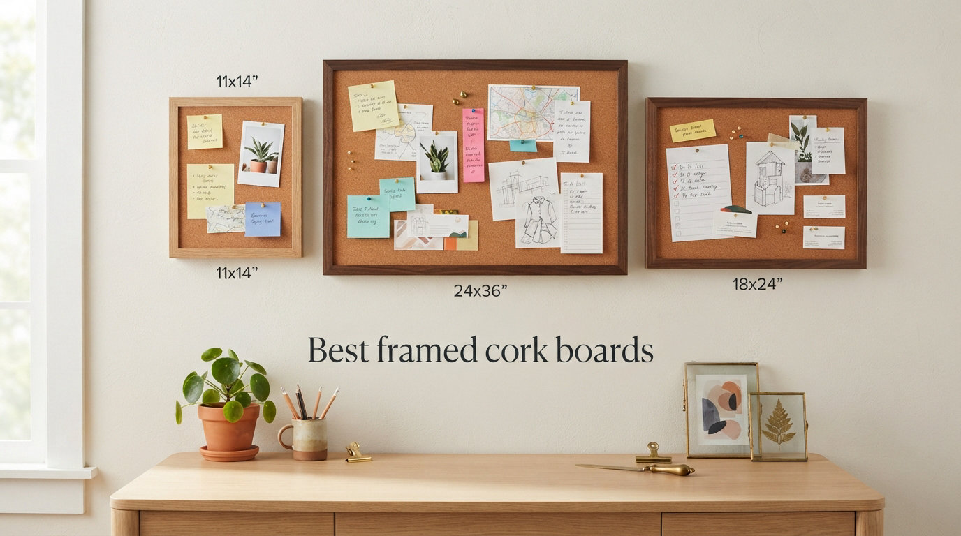 Best framed cork boards