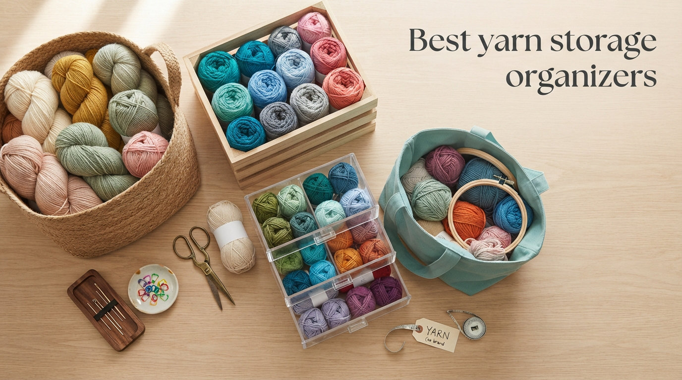 Best yarn storage organizers
