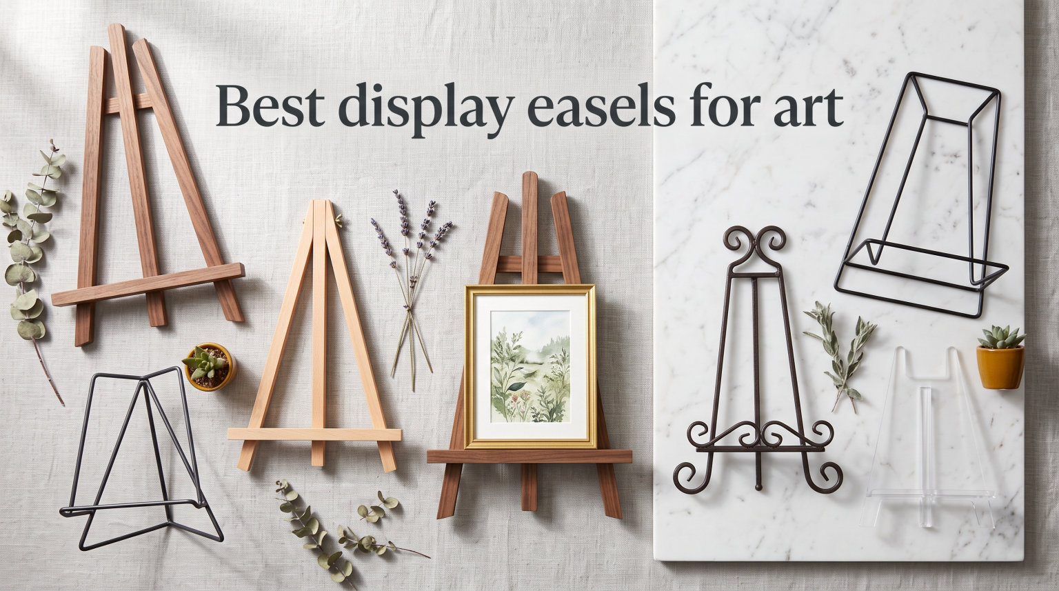 Best display easels for art