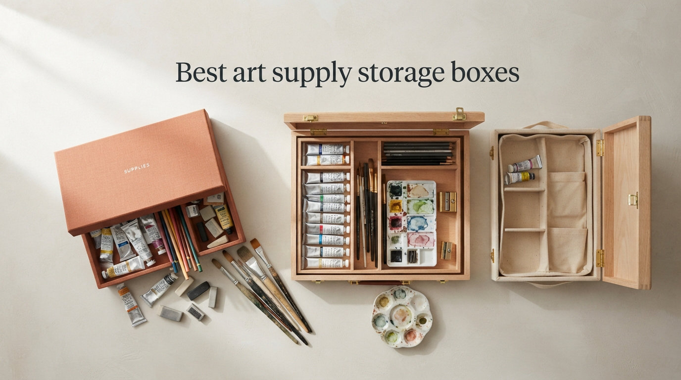 Best art supply storage boxes