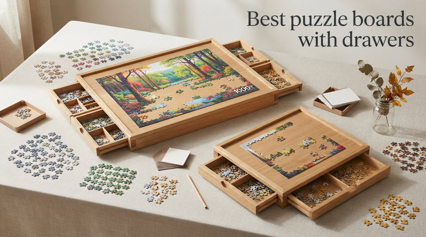 Best puzzle boards with drawers