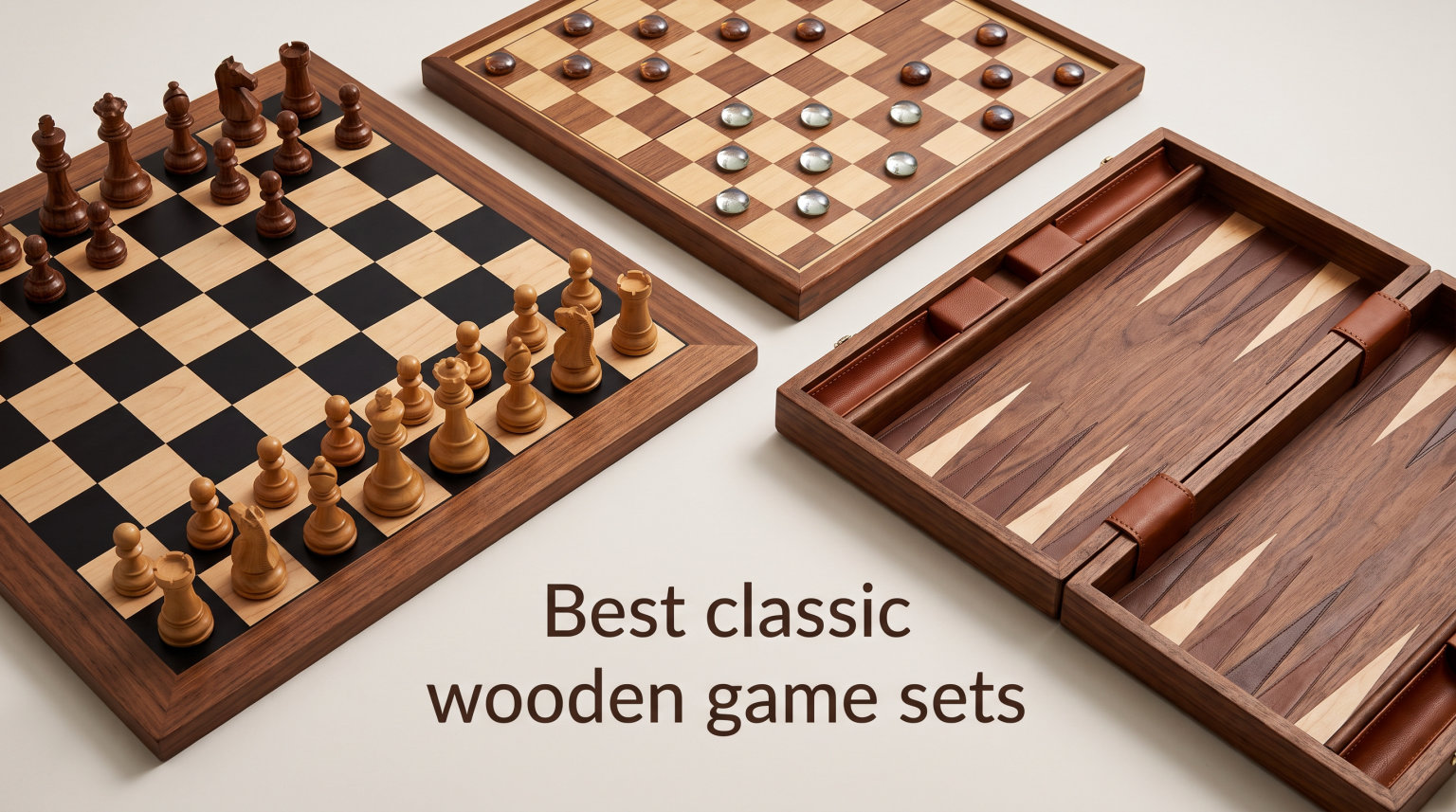 Best classic wooden game sets