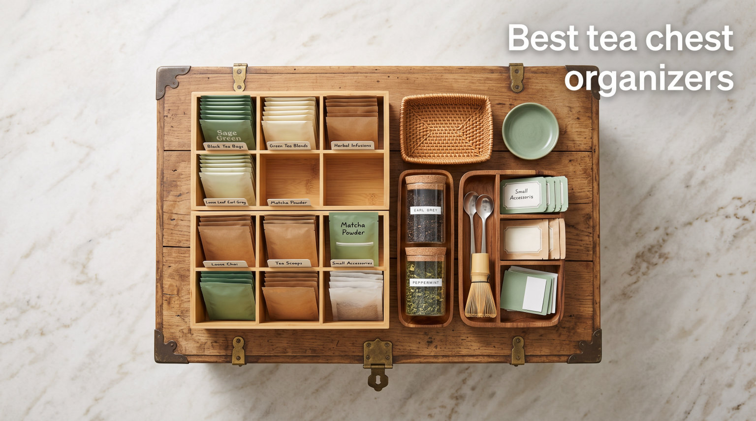 Best tea chest organizers