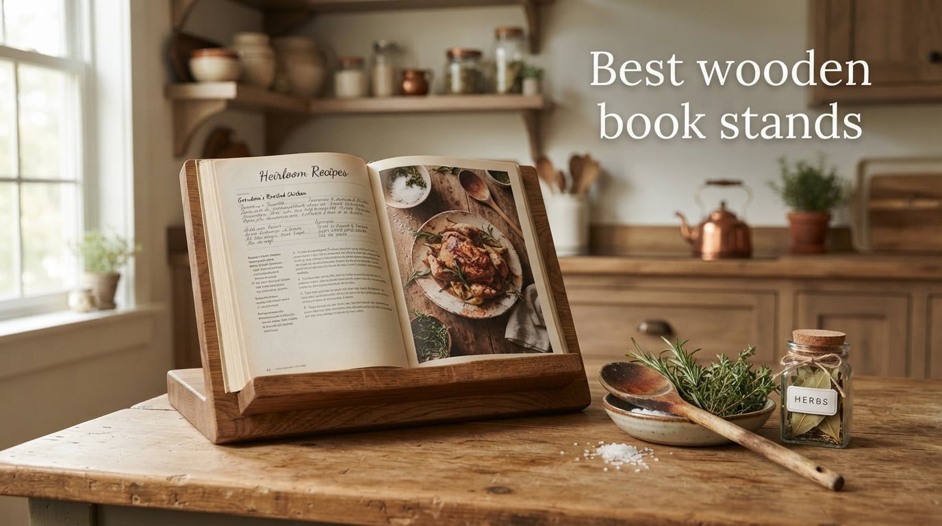 Best wooden book stands