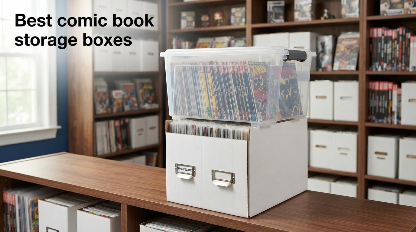 Best comic book storage boxes
