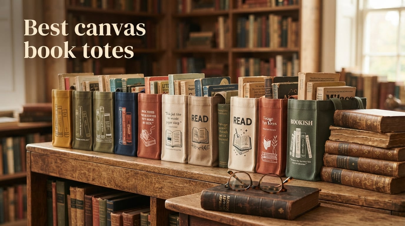 Best canvas book totes
