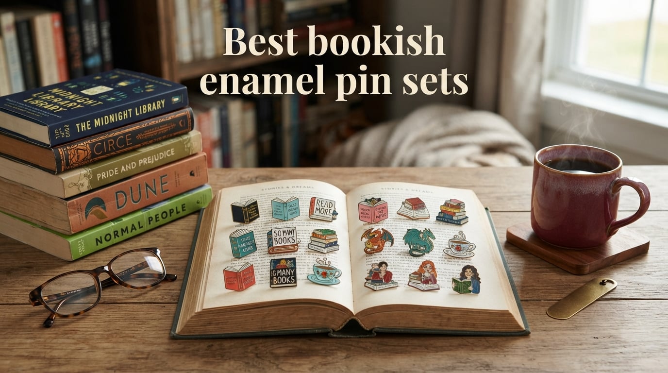 Best bookish enamel pin sets