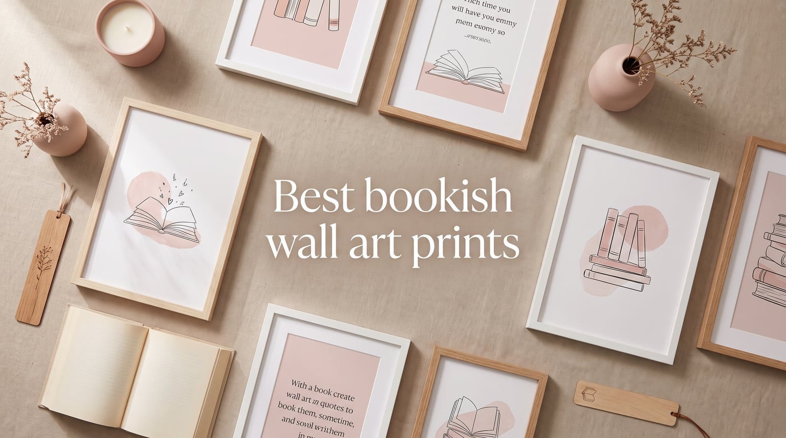 Best bookish wall art prints