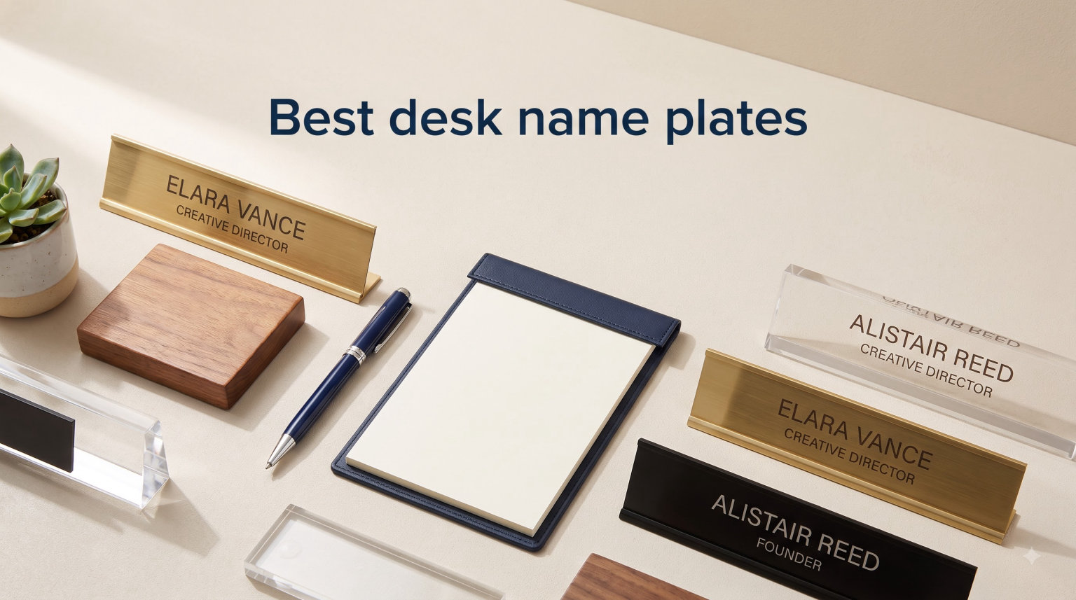Best desk name plates