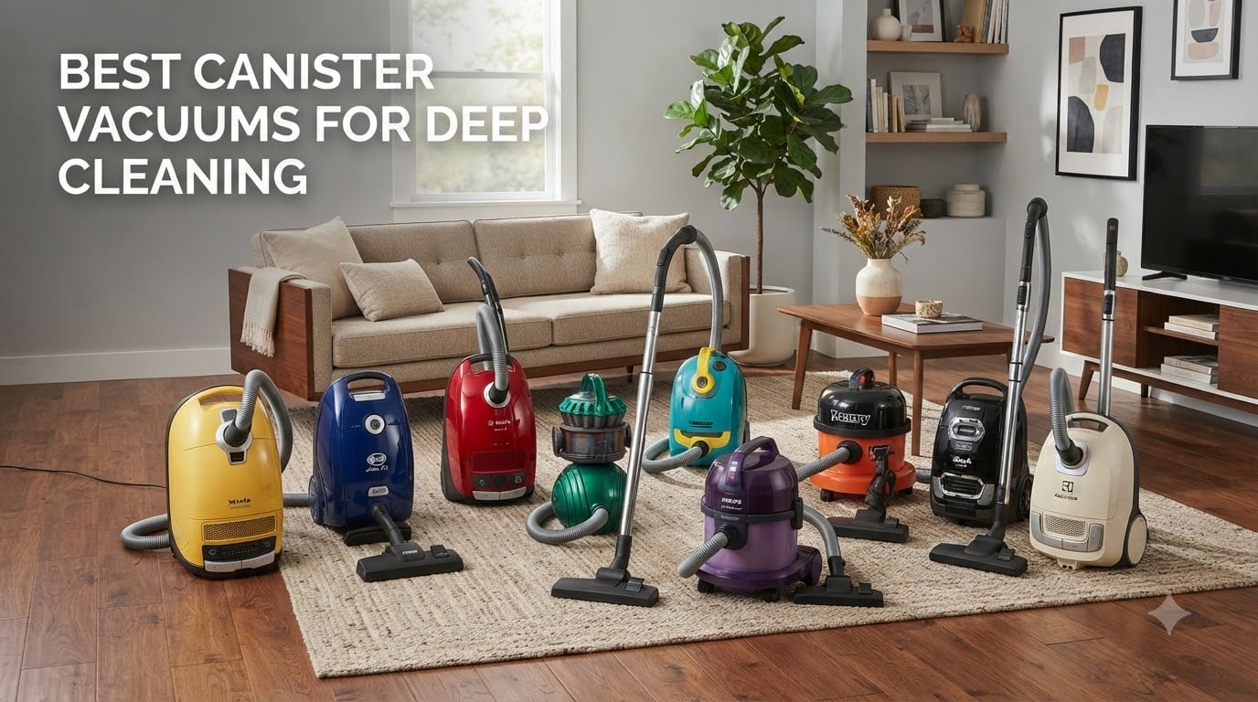 Best canister vacuums for deep cleaning