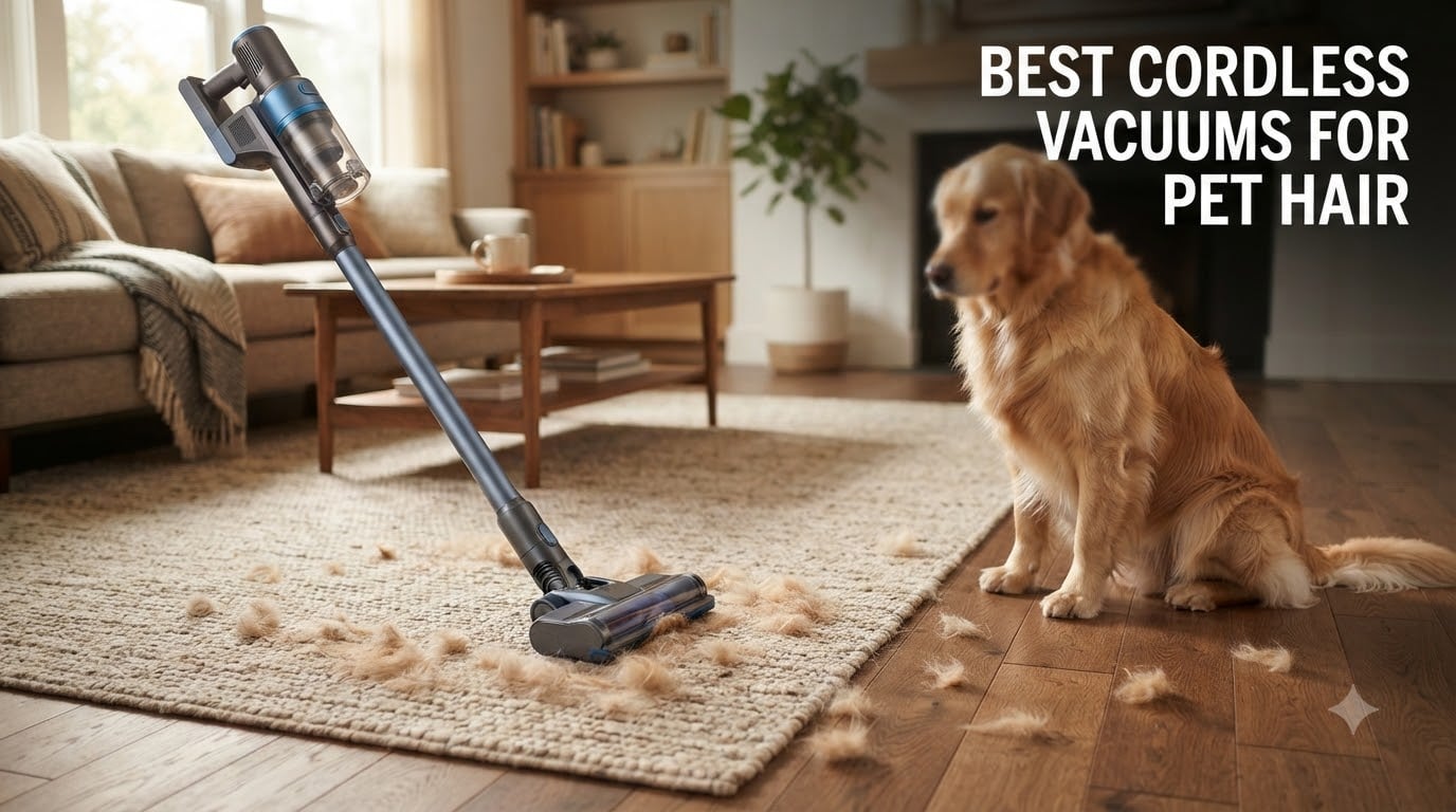 Best cordless vacuums for pet hair
