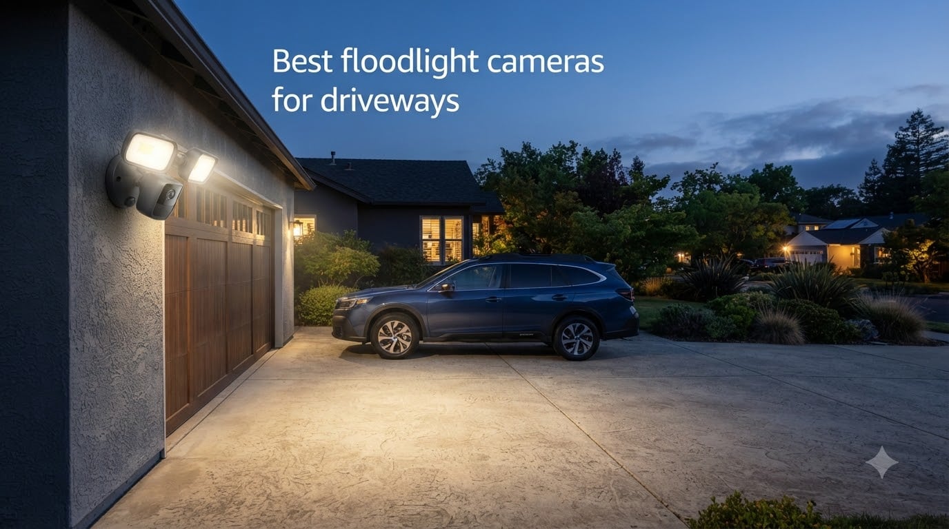 Best floodlight cameras for driveways