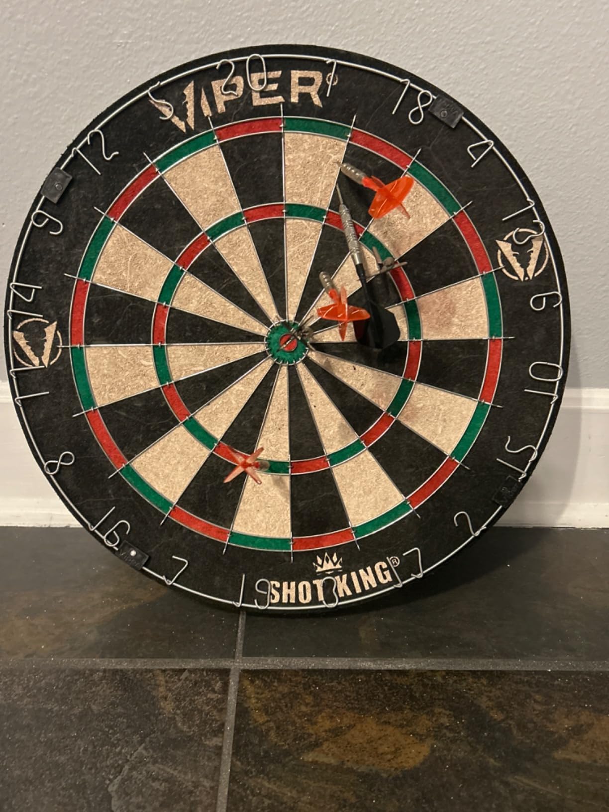 Viper by GLD Products Shot King Regulation Bristle Steel Tip Dartboard Set customer photo 2
