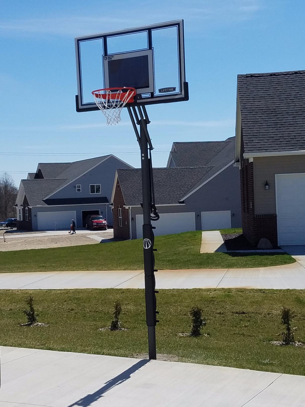 Lifetime Adjustable Basketball Hoop (54-Inch Polycarbonate), In-Ground customer photo 2