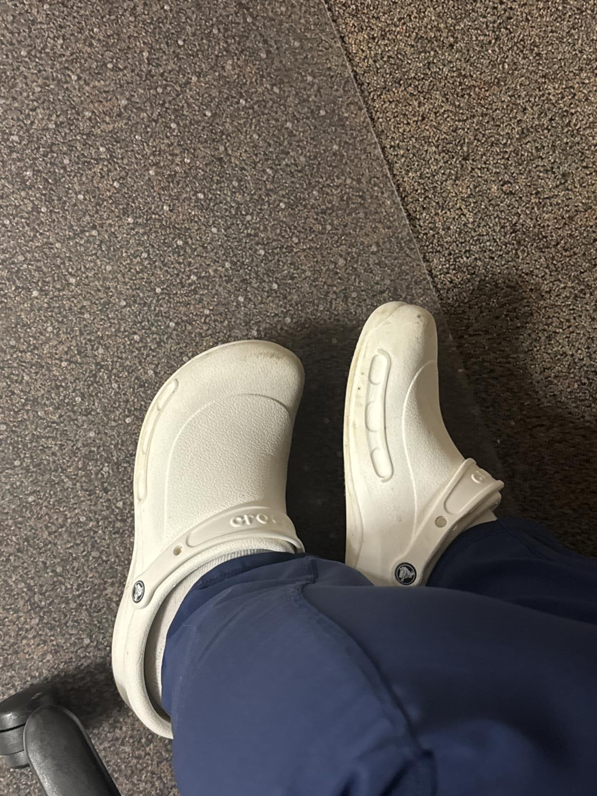 Crocs Unisex-Adult Bistro Work Clogs, Enclosed Toe, Slip Resistant Shoes | All Day Comfort at Work, Non-Slip, for Healthcare, Hospitality, and Food Service Workers, Easy to Wipe Clean, ASTM Certified customer photo 1