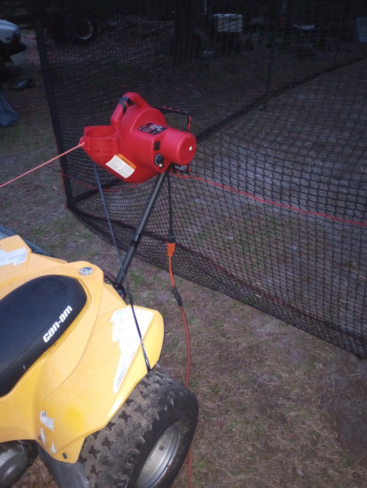 Heater Sports Base Hit Adjustable Real Baseball Pitching Machine - 45 MPH Pitching Speed, Includes Automatic Ball Feeder customer photo 1