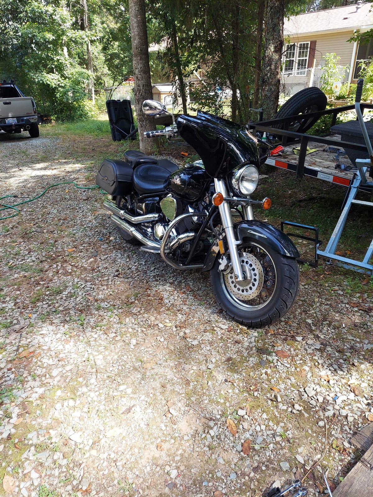 Saddlemen 3501-0309 Extra Jumbo Slant Saddlebag, Black customer photo 2