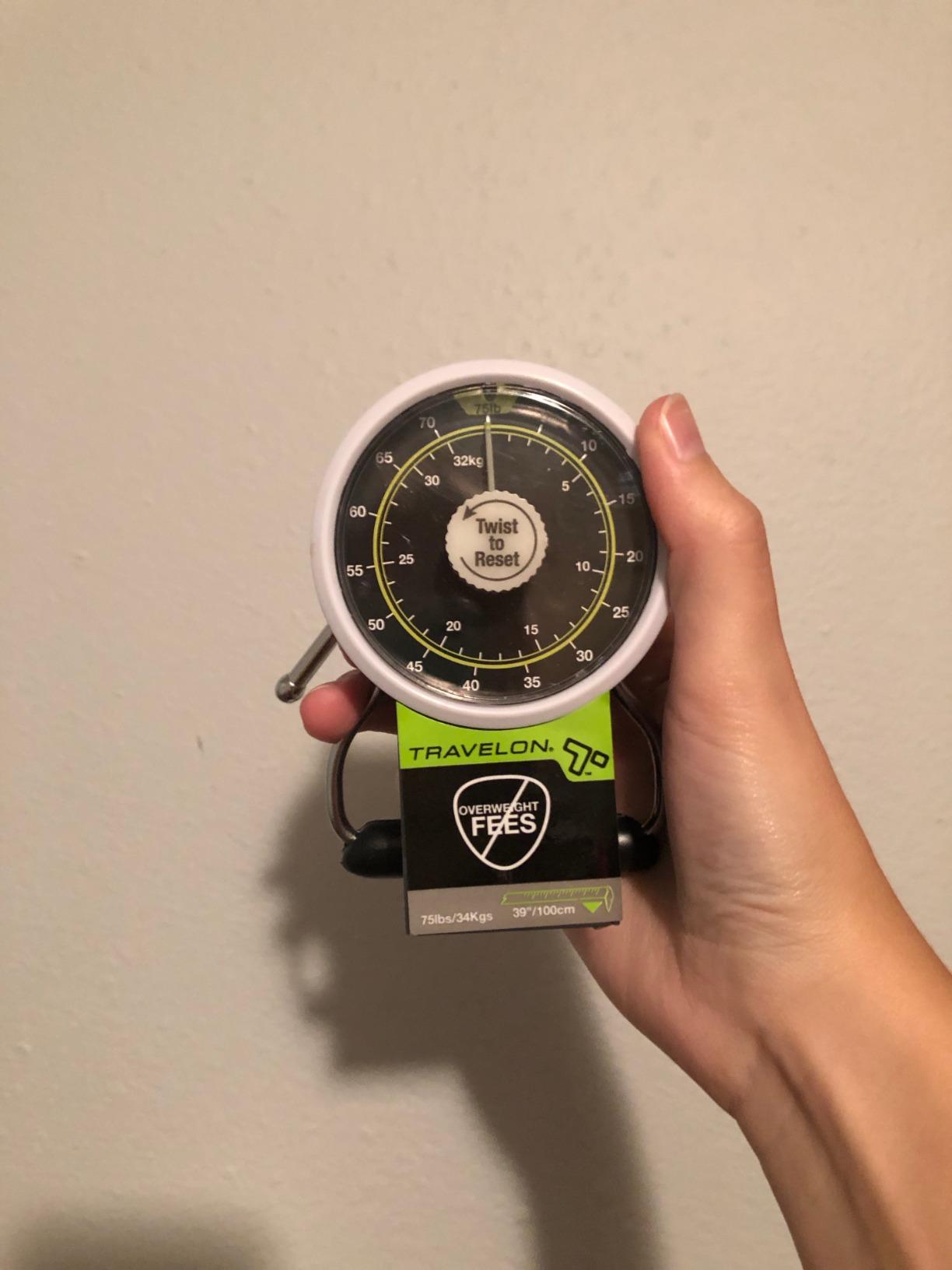 Travelon Stop and Lock Luggage Scale with Tape Measure customer photo 1
