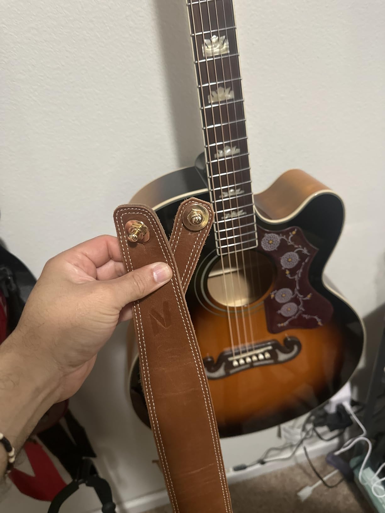 Fender Straplock W/ Button Chrome | Includes strap lock and button, chrome finish, secure fit for electric and acoustic guitars, Fender guitar accessories customer photo 2