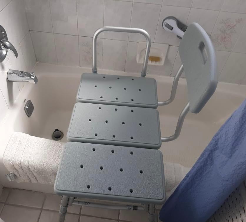 Drive Medical Tub Transfer Bench for Bathtub, Height Adjustable customer photo 1