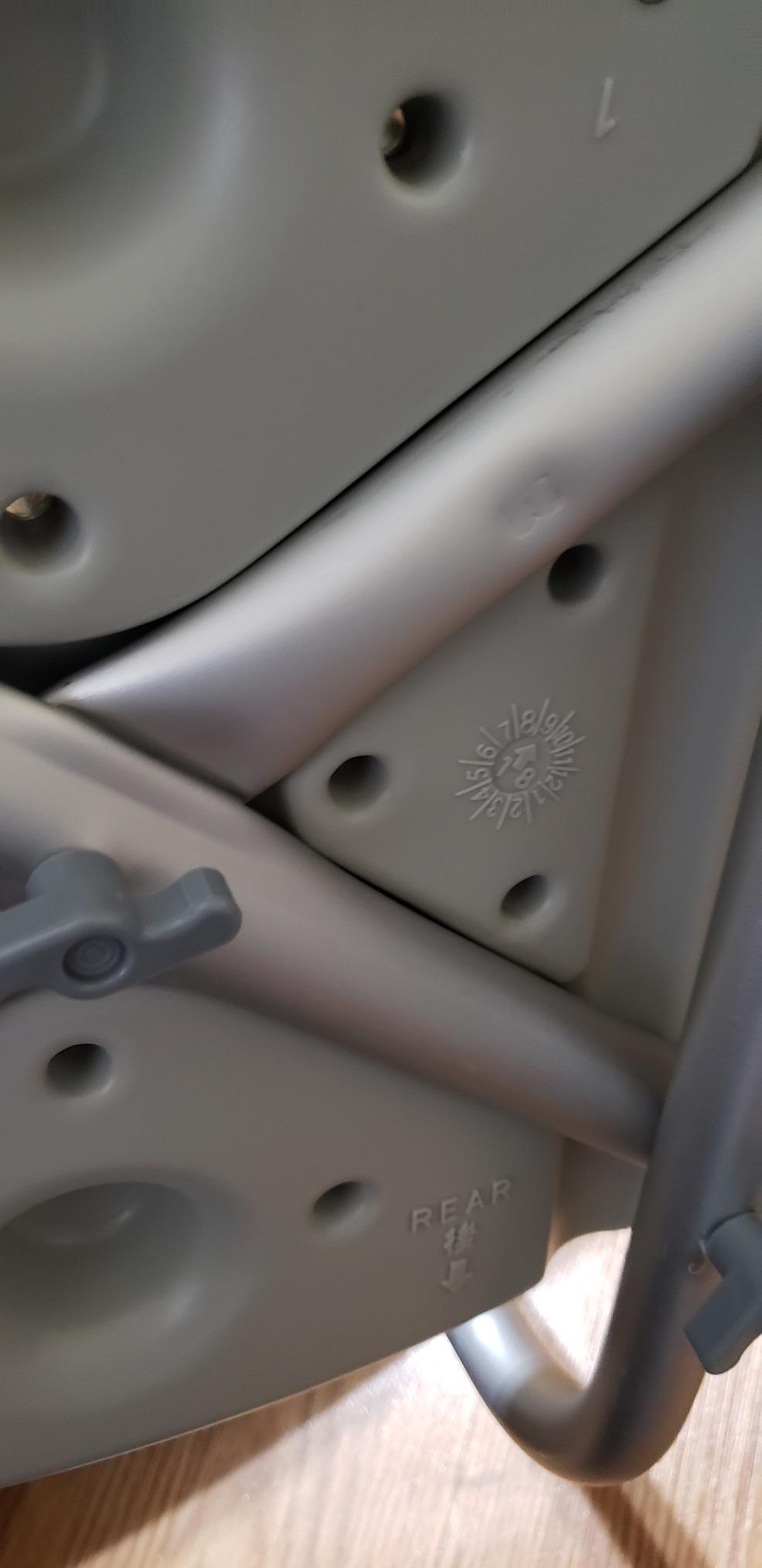 Drive Medical Shower Chair with Back and Suction Feet, Gray | Adjustable Bathroom Bench Features Contoured Seat and Suction Feet for Lightweight, Durable Bathing Support customer photo 2