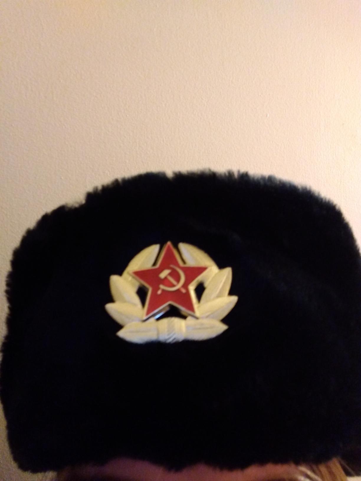 Ushanka-hat Russian Soviet Army Fur Military Cossack customer photo 2