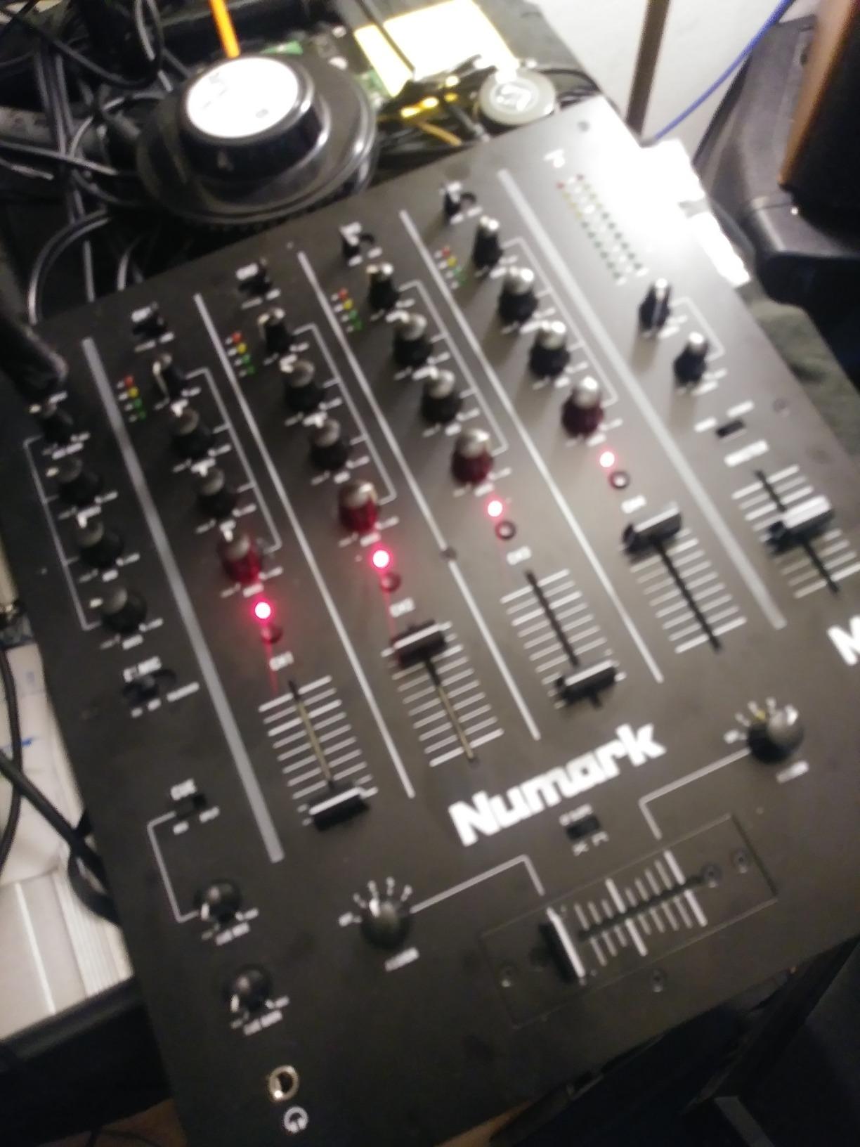 Numark M6 USB 4-Channel DJ Mixer | Built-In USB Audio Interface, 3-Band EQ, Mic Input customer photo 1