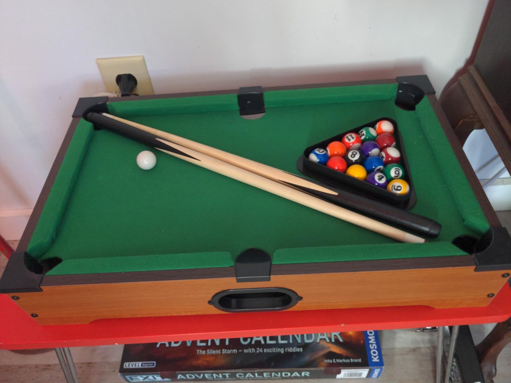 Mainstreet Classics 20-Inch Table Top Miniature Billiard/Pool Game Set customer photo 1