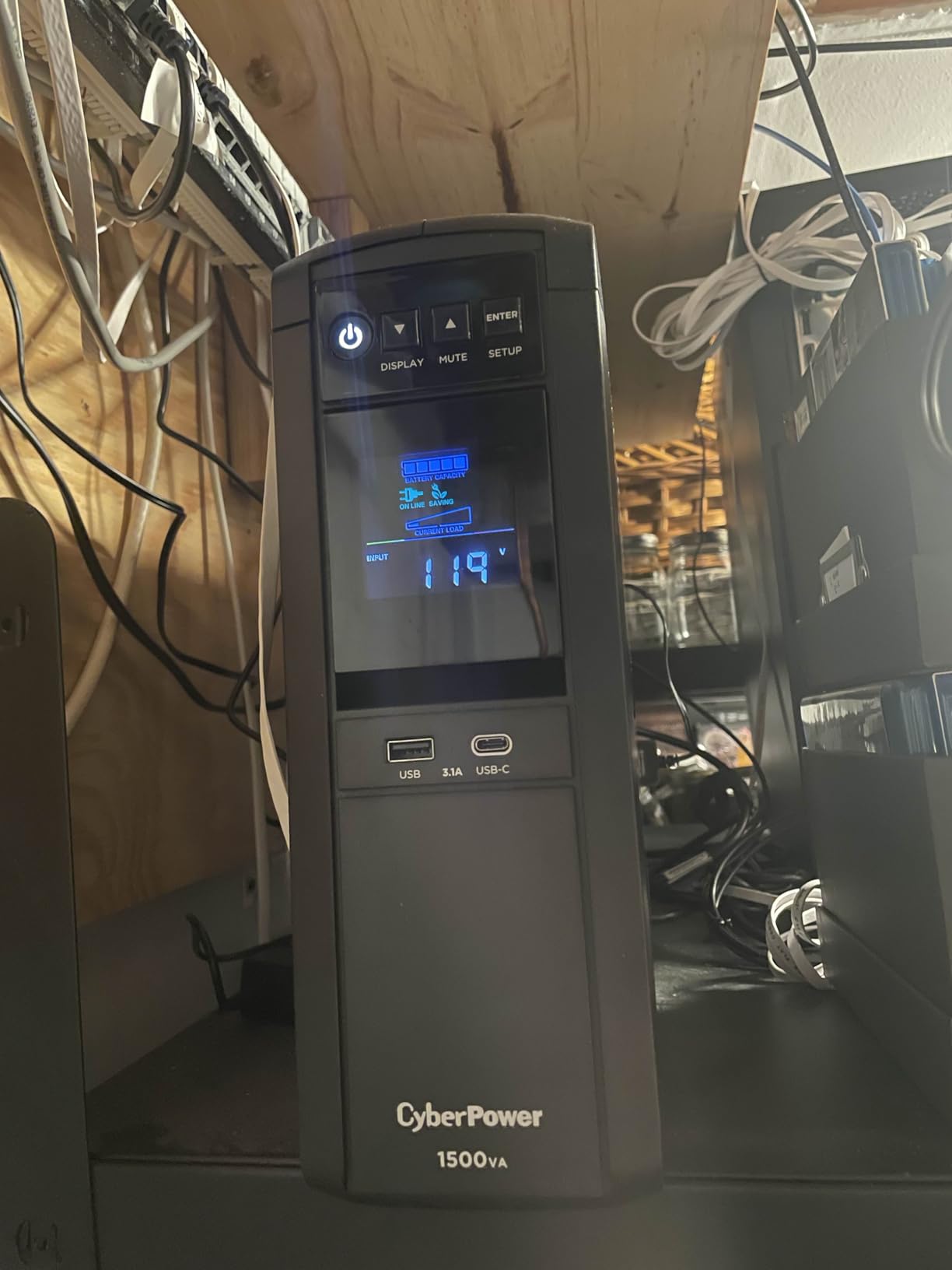 CyberPower CP1500PFCLCD PFC Sinewave UPS 1500VA 900W Mini-Tower customer photo 1