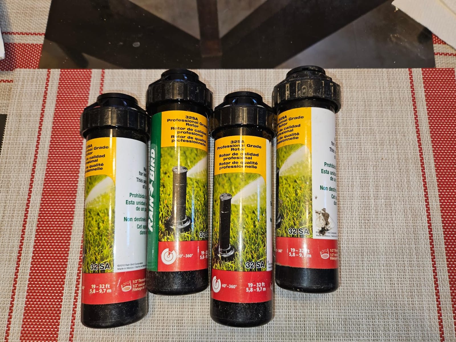 Rain Bird 32SA/4PKS Gear Drive Rotor, Full Circle, 19-32 Feet, 4-Pack customer photo 1