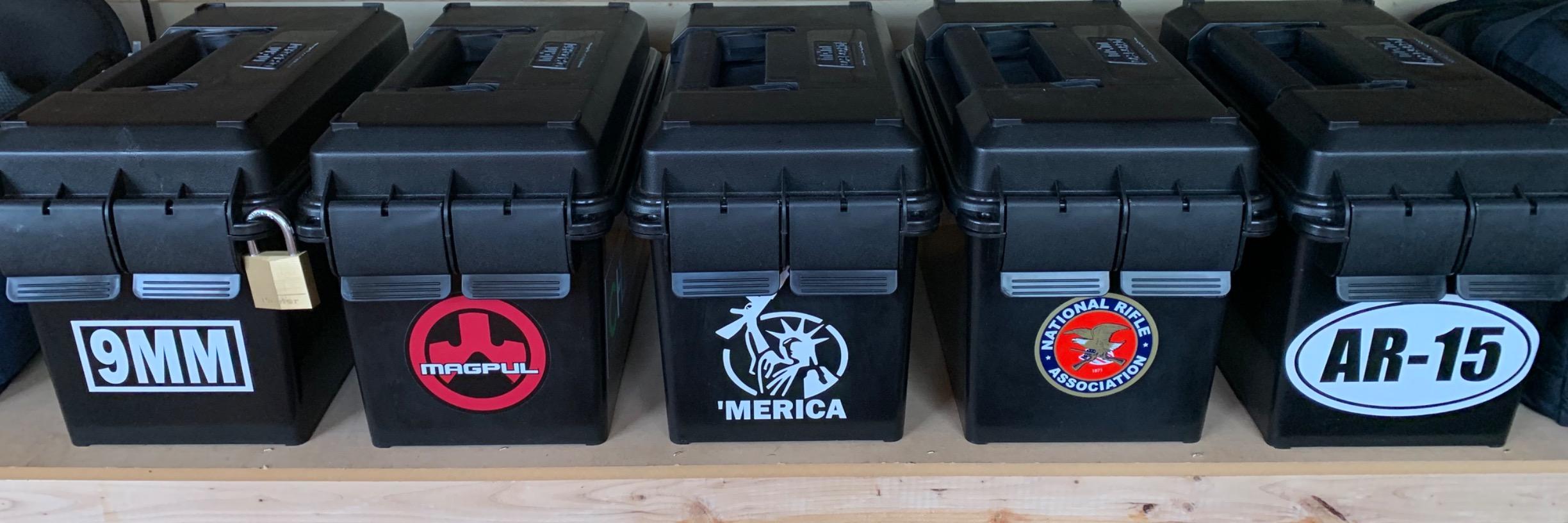 MTM AC50C-40 Ammo Can, 50-Caliber, Heavy-Duty Dual Latching System, Rugged Polypropylene Plastic, O-Ring Seal System, Water Resistant, Bulk Ammo Storage, USA Made, Black customer photo 2