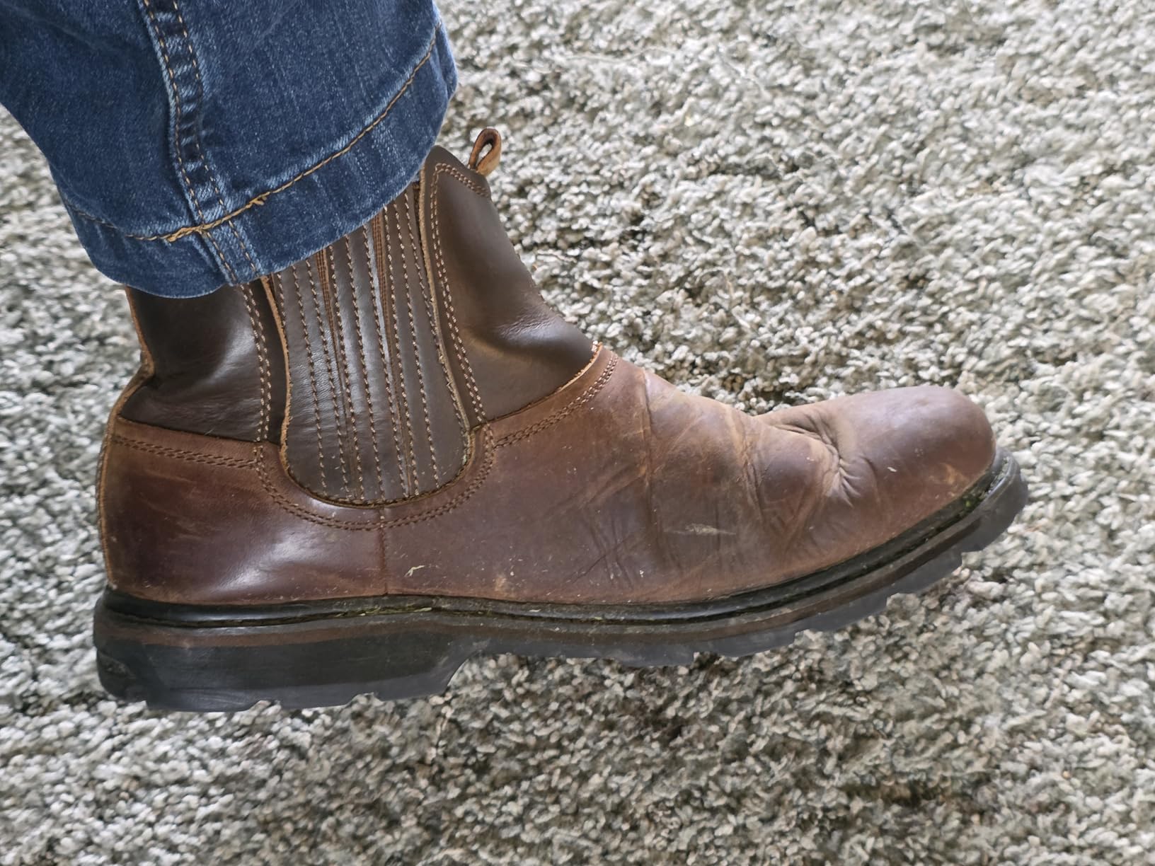 Skechers Men's Blaine Orsen Ankle Boot | Casual, Chelsea Boot, Slip-On, Oiled Pigskin Leather, Cushioned Insole customer photo 1