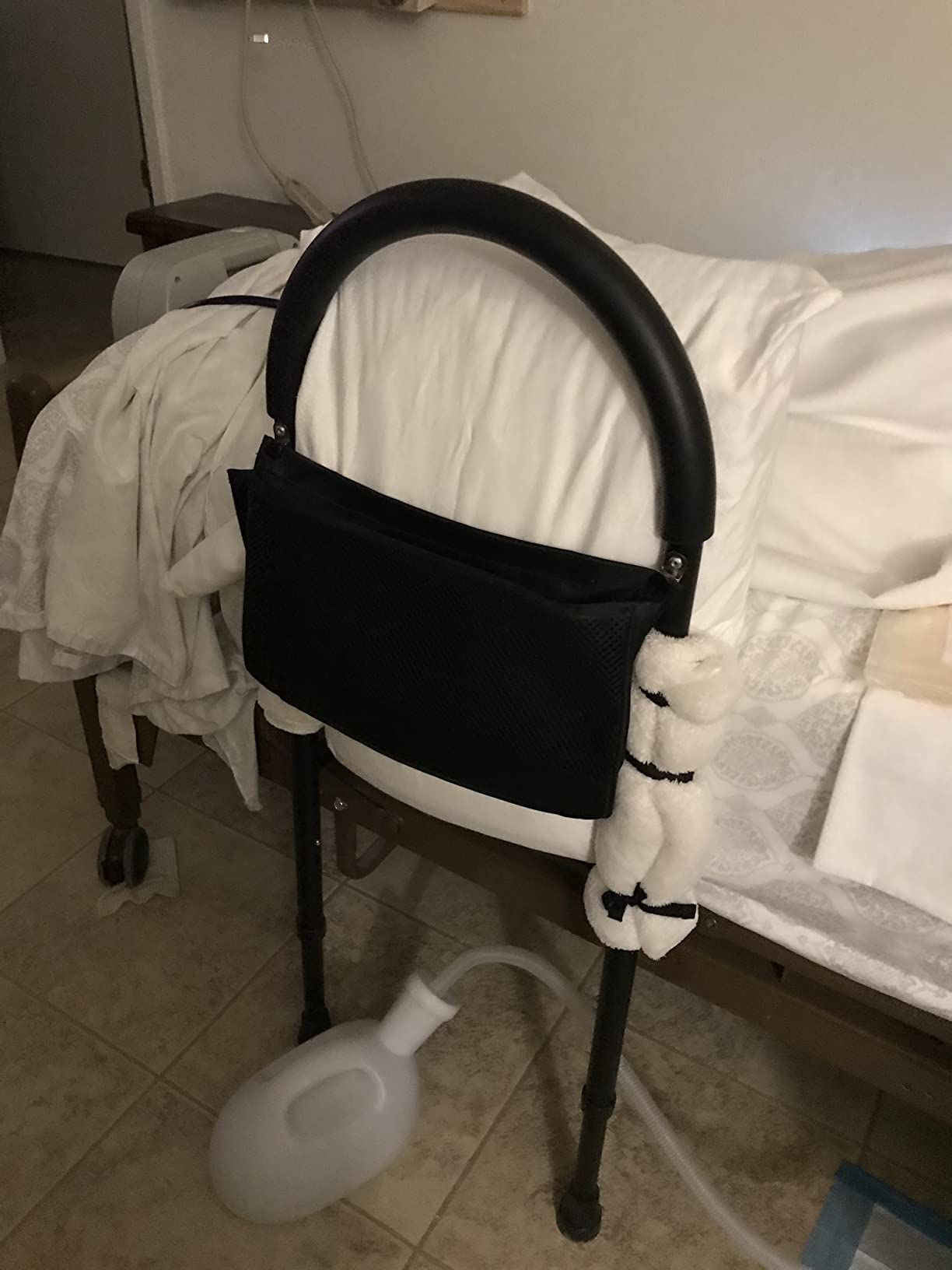 Medline Bed Assist Bar for Seniors with Nylon Bag for Storage customer photo 1