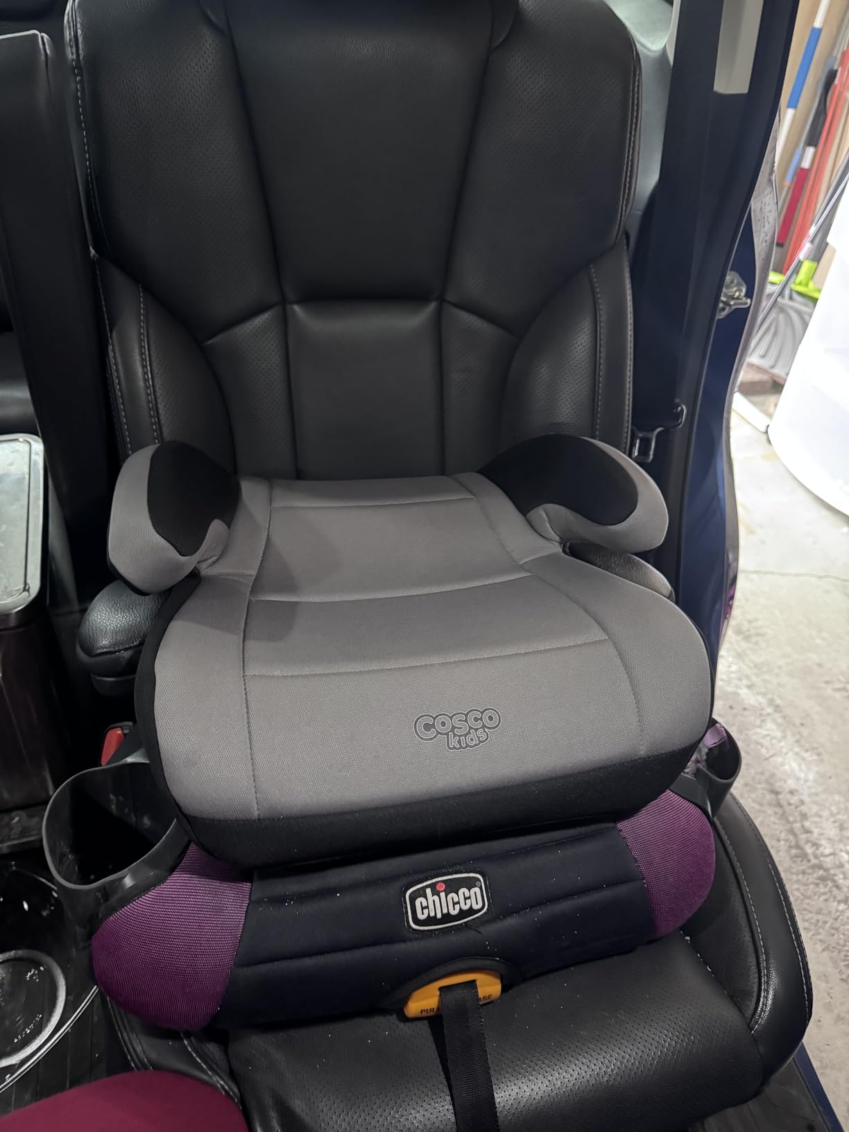 Cosco Topside Backless Booster Car Seat, Lightweight Booster Seats for Cars 40-100 lbs, Backless Booster Seat for Car, Leo customer photo 1